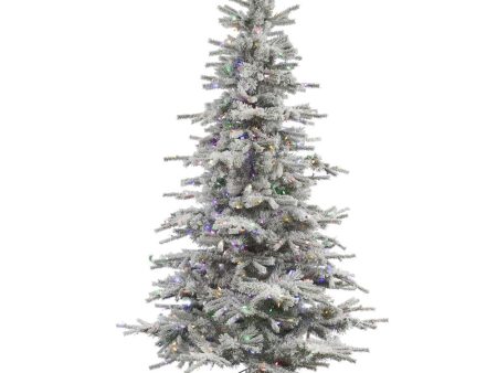 Vickerman 8.5F Sierra Fir Artificial Christmas Tree Multi-Colored LED lights Online