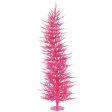 Vickerman 4F Pink Laser Artificial Christmas Tree Pink Dura-lit LED Lights For Cheap