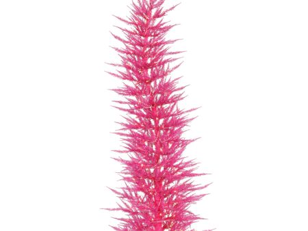 Vickerman 4F Pink Laser Artificial Christmas Tree Pink Dura-lit LED Lights For Cheap