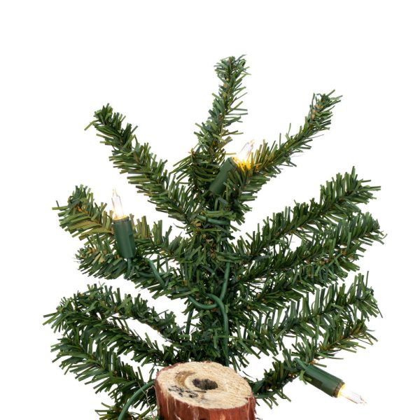 Vickerman 5F Natural Alpine Artificial Christmas Tree Clear Incandescent Lights For Discount