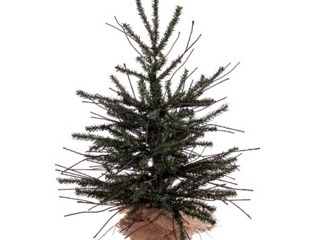 Vickerman 18-in Vienna Twig Artificial Christmas Tree Unlit For Cheap