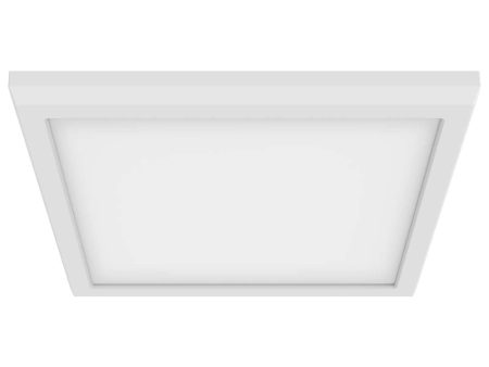 Blink Pro 13w 9-in LED Downlight 3000K Square Shape White Finish 120-277v Supply