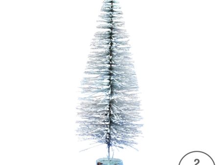 Vickerman 9-in flocked Mini Pine Artificial Christmas tree For Cheap