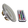 5w LED PAR36 RGB Color Changing Light Bulb with Remote Cheap