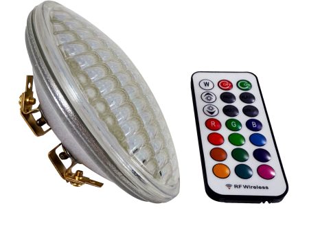 5w LED PAR36 RGB Color Changing Light Bulb with Remote Cheap