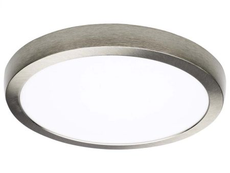 Blink ProPlus 19.5w 12in LED Round Brushed Nickel Downlight CCT Tunable 120-277v Supply