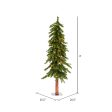 Vickerman 4F x 25.5-in Alpine Artificial Christmas Tree Multi-colored LED Lights Discount