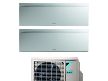 Climatizzatore Condizionatore Daikin Bluevolution Dual Split Inverter serie EMURA WHITE III 9+12 con 2MXM40A R-32 Wi-Fi Integrato 9000+12000 Colore Bianco Opaco Garanzia Italiana For Cheap