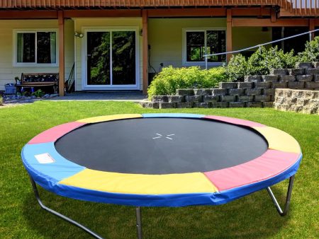 Easycomfort Copertura Imbottita Bordo Trampolino, Protezione per Tappeto Elastico Giaridno in PVC ( Ø244cm ) Supply