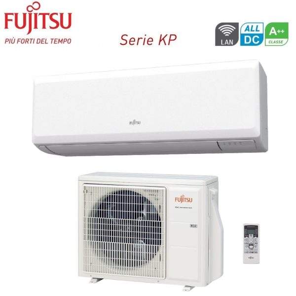 AREA OCCASIONE - Climatizzatore Condizionatore Fujitsu Inverter Serie KP 12000 Btu ASYG12KPCA R-32 Wi-Fi Optional Classe A++ - Novità Sale