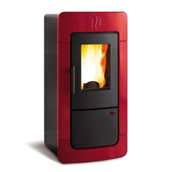 Termostufa a Pellet La Nordica Extraflame Modello DIADEMA ACS IDRO 28,4 kW Colore Bordeaux Sale