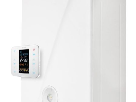 Caldaia Rinnai a Condensazione Momiji 29 kW con Cronotermostato Wi-Fi Intergrato Gpl Low NOx REB-KAI2529FF con Kit scarico Fumi Sdoppiato di Serie on Sale