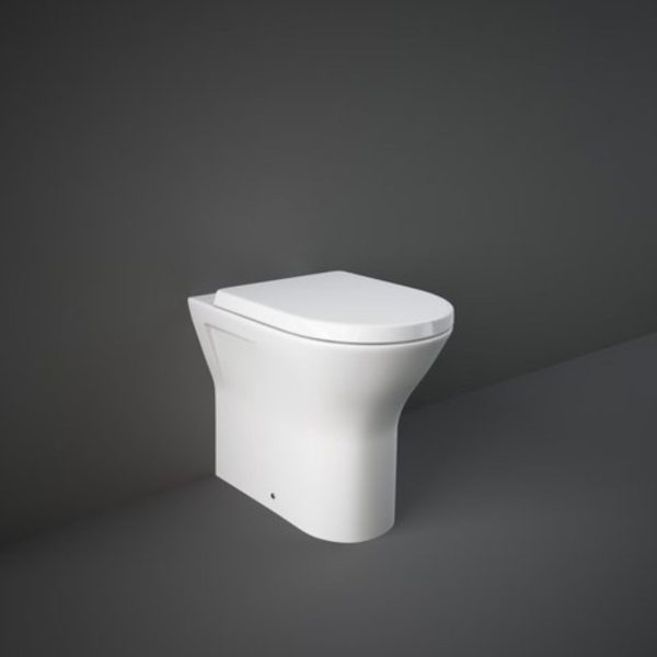 Vaso WC Rak Resort In Ceramica Scarico Universale e Sistema Rimless Sedile con Coperchio Originale For Sale