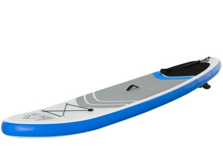 EasyComfort Tavola SUP Gonfiabile con Accessori Inclusi, Stand Up Paddle per Adulti e Teenager, 305x80x15cm Blu e Bianco Online Hot Sale