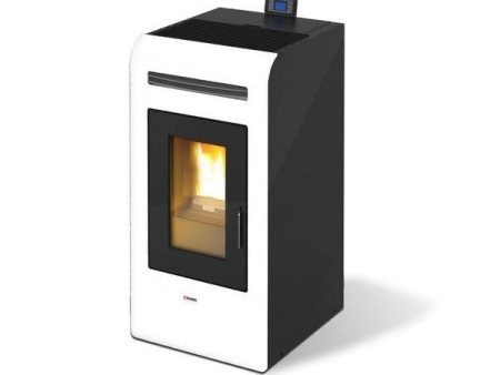 STUFA A PELLET KING 16 KW 15,5 BIANCA - NUOVO MODELLO Online Sale