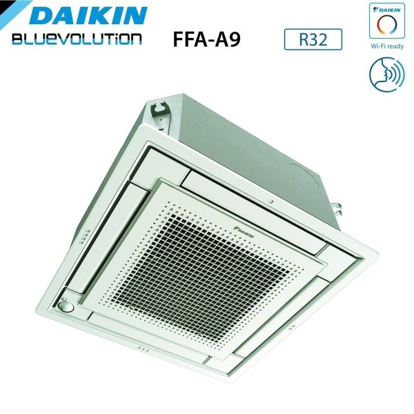 Climatizzatore Condizionatore Daikin Bluevolution Inverter Dual Split a Cassetta FFA-A 9+18 con 2MXM50A R-32 Wi-Fi Optional Con Griglia Bianca Inclusa 9000+18000 Garanzia Italiana on Sale