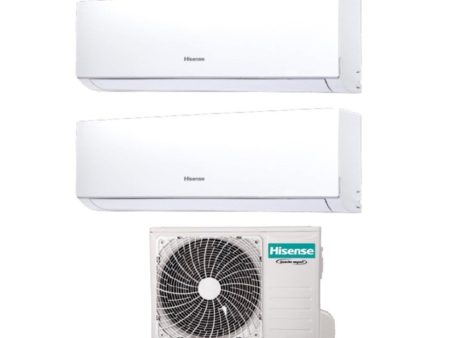 AREA OCCASIONI - climatizzatore condizionatore Hisense dual split inverter serie NEW COMFORT 9+12 con 2AMW50U4RXA r-32 wi-fi optional 9000+12000 Fashion