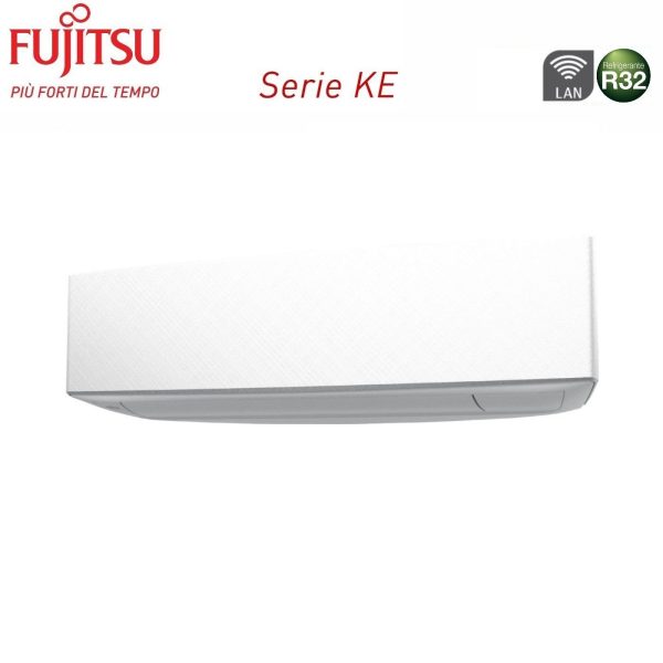 Climatizzatore Condizionatore Fujitsu Quadri Split Inverter serie KE WHITE 7+7+7+9 con AOYG30KBTA4 R-32 Wi-Fi Integrato 7000+7000+7000+9000 Colore Bianco Cheap