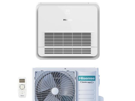 Climatizzatore Condizionatore Hisense Inverter Console serie TURBO 12000 Btu AKT35UR4RK8 + AUW35U4RS8 R-32 Wi-Fi Optional Classe A++ A++ con Telecomando di serie Incluso Online now