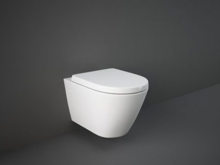 Vaso WC Sospeso Rak Resort In Ceramica con Sistema Rimless Sedile con Coperchio Originale Online Sale