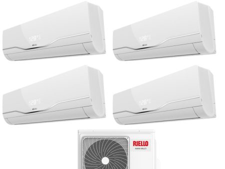 Climatizzatore Condizionatore Riello Quadri Split Inverter serie Aaria Plus 7+9+12+12 con Aaria Multi 485 P R-32 Wi-Fi Optional 7000+9000+12000+12000 Online Sale