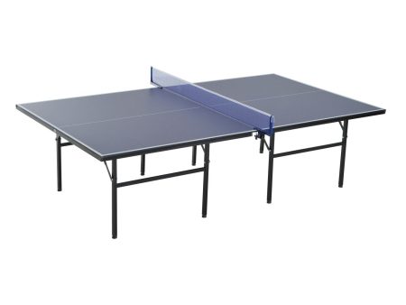 Easycomfort Tavolo da Ping Pong Pieghevole per Interni in MDF e Acciaio, 152.5 x 274 x 76 cm, Blu e Viola Online