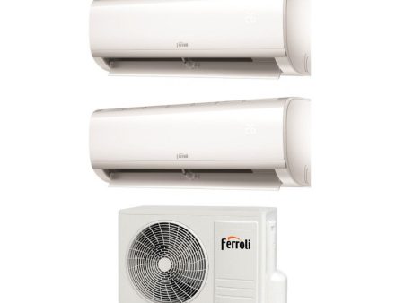 AREA OCCASIONI Climatizzatore Condizionatore Ferroli Dual Split Inverter Serie AMBRA M 9+12 con 18-2 R-32 Wi-Fi Integrato 9000+12000 - Novità AO932 Online Hot Sale