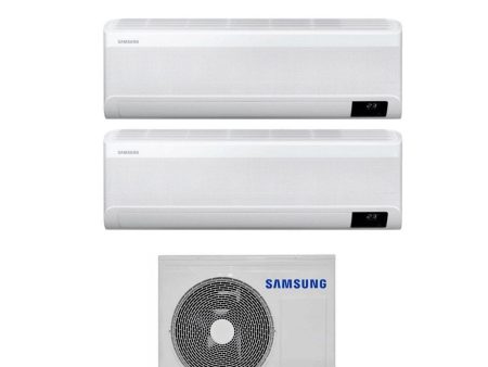 AREA OCCASIONE - climatizzatore condizionatore Samsung dual split inverter serie CEBU 9+12 con AJ050TXJ2KG r-32 wi-fi integrato 9000+12000 Hot on Sale