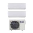 Climatizzatore Condizionatore Baxi Dual Split Inverter Serie Astra 9+12 con LSGT50-2M R-32 Wi-Fi Optional 9000+12000 - Novità Online Hot Sale