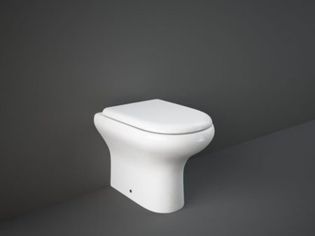 Vaso WC a Pavimento Filo Parete Rak Compact In Ceramica  Sedile per Vaso Rak Compact Originale Supply