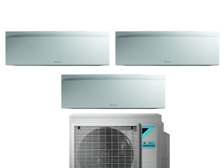 Climatizzatore Condizionatore Daikin Bluevolution Trial Split Inverter serie EMURA WHITE III 9+9+15 con 3MXM68N R-32 Wi-Fi Integrato 9000+9000+15000 Colore Bianco Opaco - Garanzia Italiana Hot on Sale