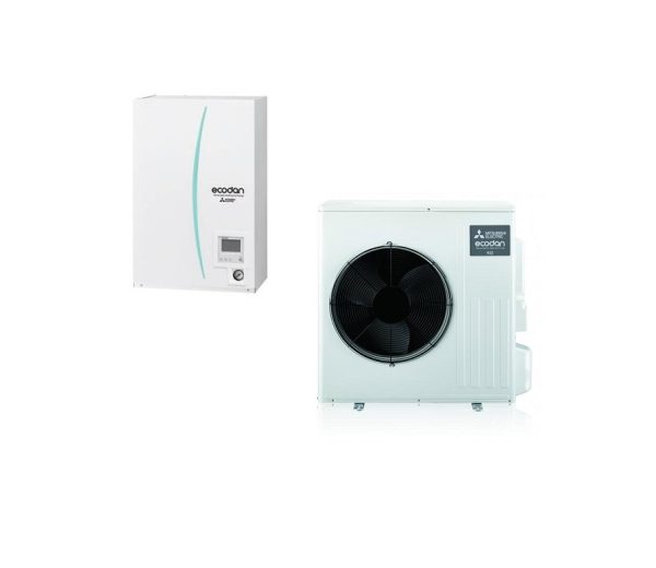 Pompa di Calore Aria Acqua Mitsubishi Electric Hydrobox S Reversibile ERSD-VM2D con unità esterna ECODAN SUZ-SWM60VA 6 kW R-32 Sale