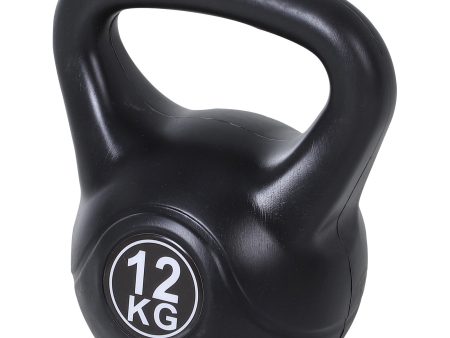 Easycomfort Kettlebell da 12 kg per Sport e Fitness in PVC con Sabbia e Maniglia Liscia Anti-Sfregamento Sale