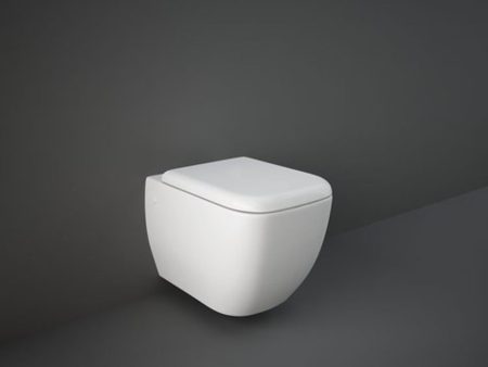 Vaso WC Sospeso Rak Metropolitan In Ceramica Sedile con Coperchio Flat Metropolitan Originale Cheap