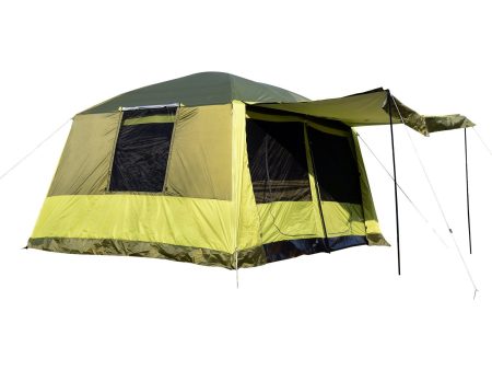 Easycomfort Tenda da Campeggio con Veranda, Tenda Famigliare per 8 Persone, in Poliestere, 405x305x225cm For Discount