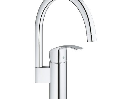 Rubinetto Miscelatore Monocomando per lavello Grohe EUROSMART 33202002 bocca alta Fashion