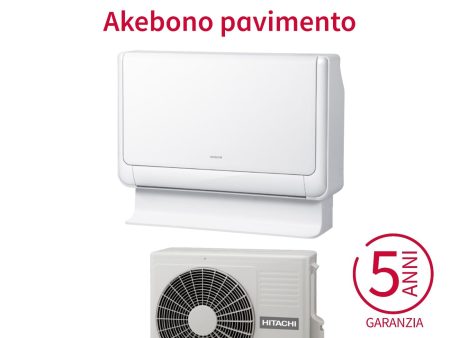 Climatizzatore Condizionatore Hitachi a Pavimento Inverter Serie Akebono 18000 Btu RAF-50RXE R-32 Wi-Fi Optional - Novità Online