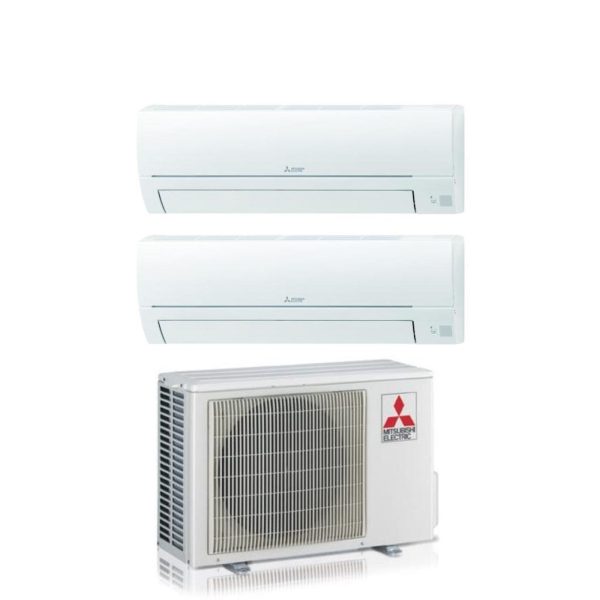 AREA OCCASIONI Climatizzatore Condizionatore Mitsubishi Electric Dual Split Inverter serie SMART MSZ-HR 12+12 con MXZ-2HA50VF R-32 Wi-Fi Optional 12000+12000 Online Hot Sale