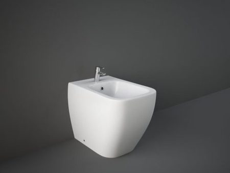 Bidet a Pavimento Filo Parete Rak Metropolitan In Ceramica 53 x 34 cm Online now