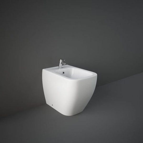 Bidet a Pavimento Filo Parete Rak Metropolitan In Ceramica 53 x 34 cm Online now