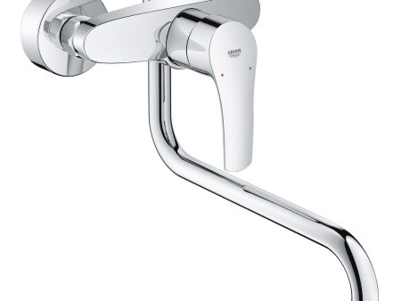 Miscelatore Rubinetto Monocomando Per Lavello Grohe Eurosmart 32224002 Bocca Girevole Con Limitatore di Portata Cheap