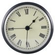 Clock Inserts 90mm (3 1 2 ) Black Bezel, Ivory Roman Dial Cheap