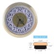 Clock Inserts 50mm (2 ) Gold Bezel, Fancy Arabic Dial Hot on Sale