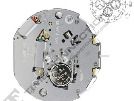 Miyota Citizen LTD JS26-D6 Japan Quartz Movement Ht. 6.90MM For Sale